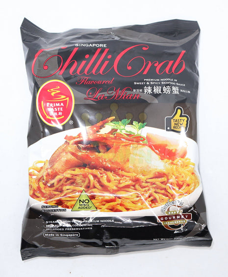 Prima Taste Singapore Chilli Crab Flavoured La Mian 200g - Crown Supermarket