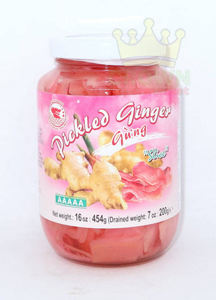 Red Dragon Pickled Ginger Slice (Pink) 454g - Crown Supermarket