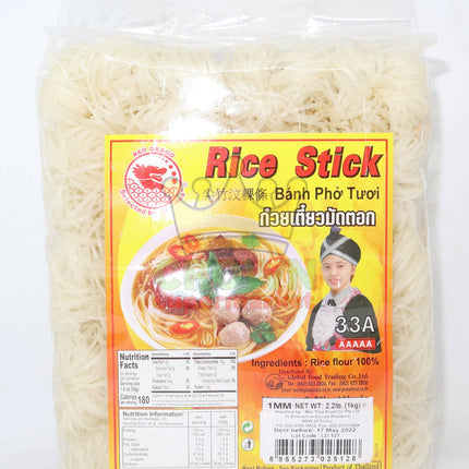 Red Dragon Rice Stick 1mm 1kg - Crown Supermarket