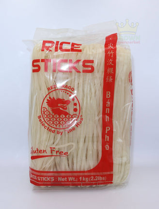 Red Dragon Rice Sticks 3mm 1KG - Crown Supermarket