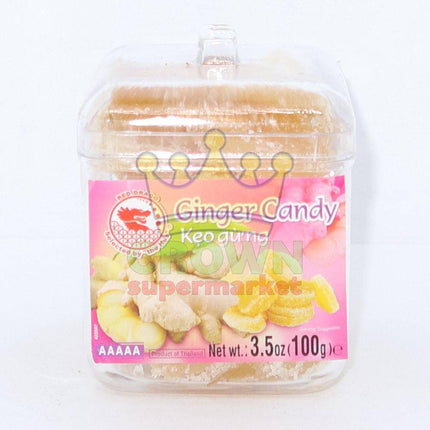 Red Dragon Ginger Candy with Sugar Coated 100g - Crown Supermarket