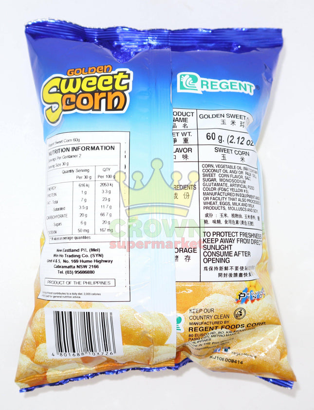 Regent Golden Sweet Corn 60g - Crown Supermarket