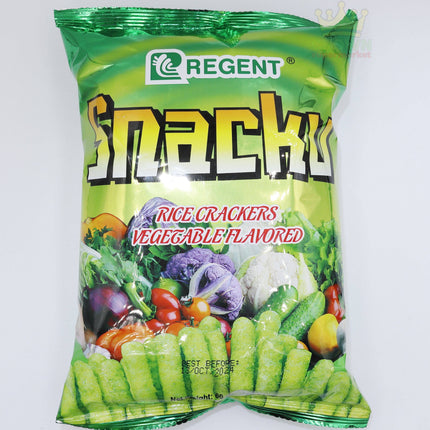 Regent Snacku (Rice Crackers Vegetable Flavored) 60g - Crown Supermarket