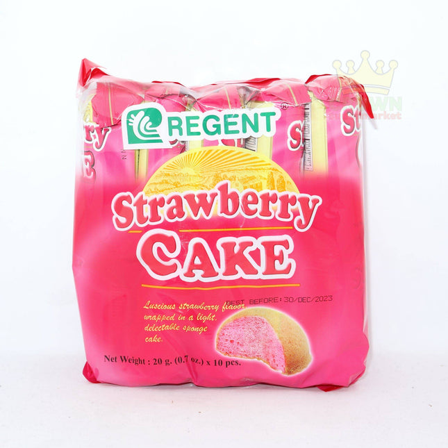 Regent Strawberry Cake 20gx10 - Crown Supermarket