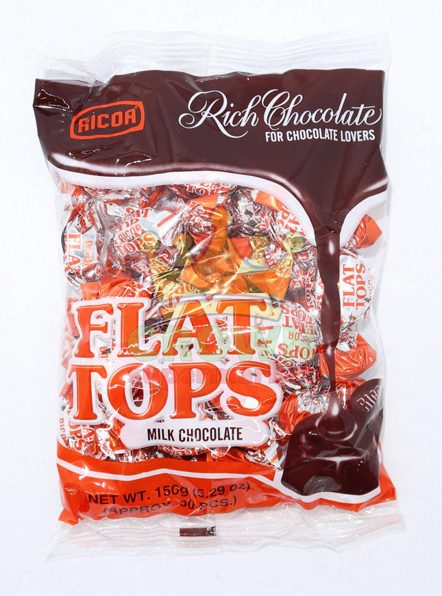 Ricoa Flat Tops Milk Chocolate 150g - Crown Supermarket