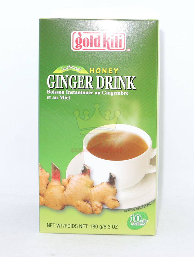 Gold Kili Honey Ginger Drink 10 x 18g - Crown Supermarket