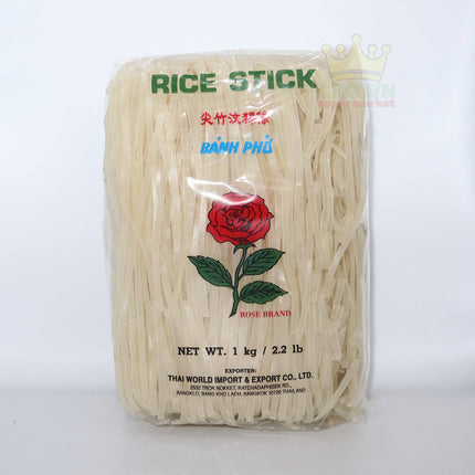 Rose Rice Stick (Banh Pho) 3mm 1kg - Crown Supermarket