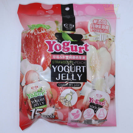 Royal Family Strawberry + Peach Yogurt Jelly 300g - Crown Supermarket