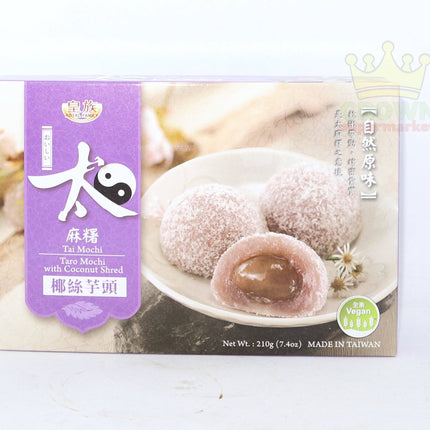 Royal Family Taro Mochi with Coconut Shred 210g - Crown Supermarket