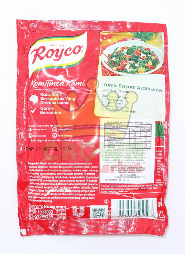 Royco Rasa Sapi (Beef Seasoning) 94g - Crown Supermarket