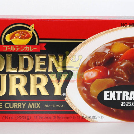 S&B Golden Curry Japanese Curry Mix Extra Hot 220g - Crown Supermarket