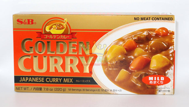 S&B Golden Curry Japanese Curry Mix Mild 220g - Crown Supermarket