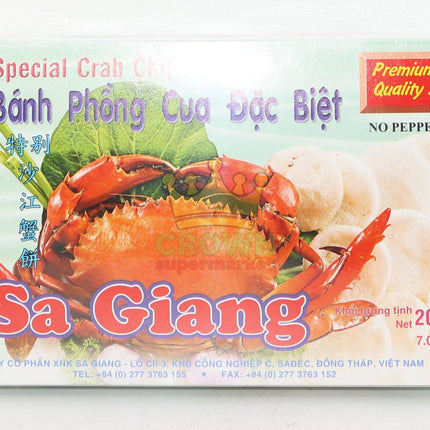 Sa Giang Crab Chips 200g - Crown Supermarket
