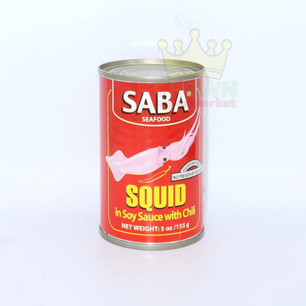 Saba Squid in Soy Sauce with Chili 155g - Crown Supermarket