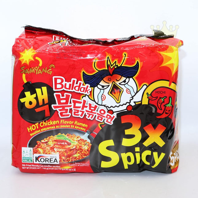 Samyang Hot Chicken Flavour Ramen (3X Spicy) 5x140g - Crown Supermarket