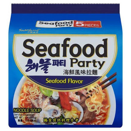 Samyang Seafood Party Ramen Multi-Pack 5 x 125g - Crown Supermarket