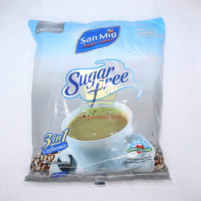 San Mig 3 in 1 Coffeemix Sugar Free Original 40 x 7g - Crown Supermarket
