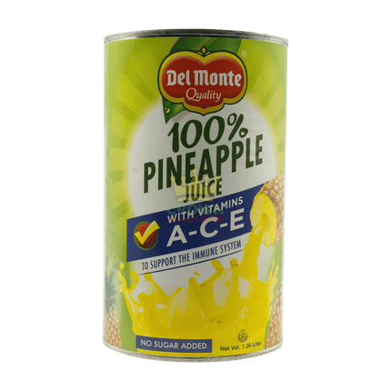 DeI Monte 100% Pineapple Juice With Vitamin A-C-E 1.36L - Crown Supermarket