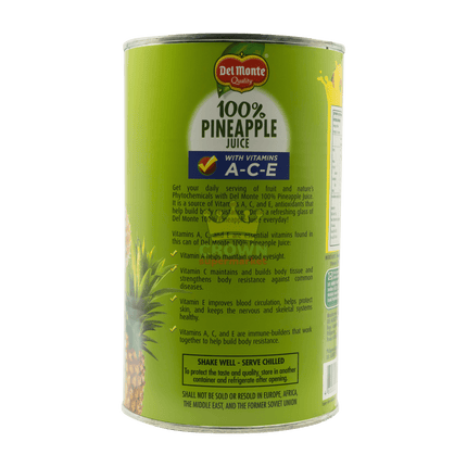 DeI Monte 100% Pineapple Juice With Vitamin A-C-E 1.36L - Crown Supermarket