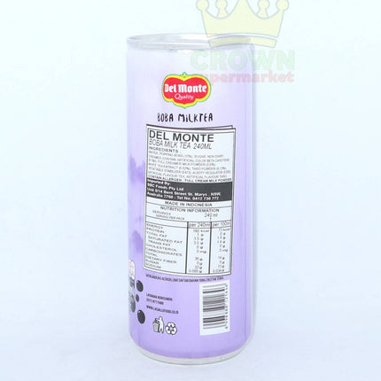 Del Monte Boba Milktea Rasa Taro 240ml - Crown Supermarket