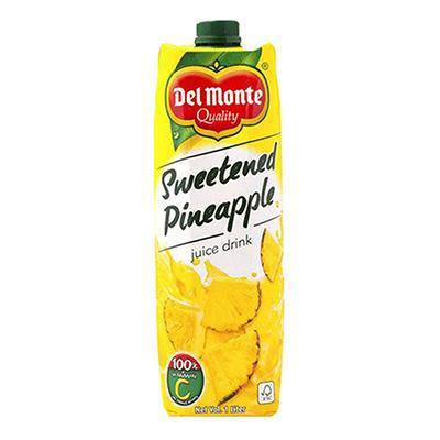 Del Monte Sweetened Pineapple Juice Drink Tetra 1L - Crown Supermarket