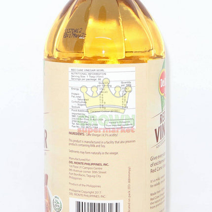 Del Monte Red Cane Vinegar 985ml - Crown Supermarket
