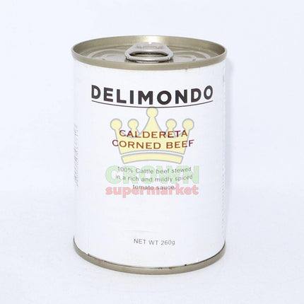 Delimondo Corned Beef Caldereta 260g - Crown Supermarket