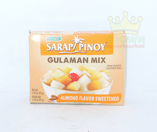 Galinco Sarap Pinoy Gulaman Mix Almond Flavor Sweetened 95g - Crown Supermarket
