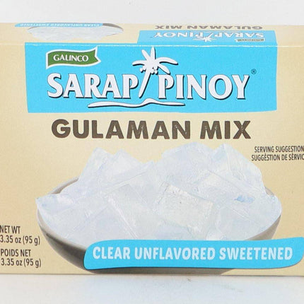 Galinco Sarap Pinoy Gulaman Mix Clear Unflavor Sweetened 95g - Crown Supermarket