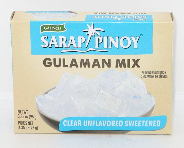 Galinco Sarap Pinoy Gulaman Mix Clear Unflavor Sweetened 95g - Crown Supermarket