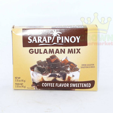 Galinco Sarap Pinoy Gulaman Mix Coffee Flavor Sweetened 95g - Crown Supermarket