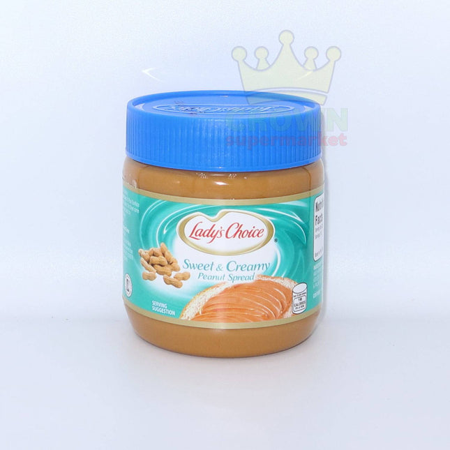 Lady's Choice Sweet & Creamy Peanut Spread 340g - Crown Supermarket