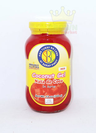SBC Coconut Gel Red (Nata de Coco) 340g - Crown Supermarket