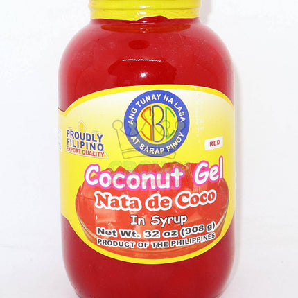 SBC Coconut Gel Red (Nata de Coco) 908g - Crown Supermarket