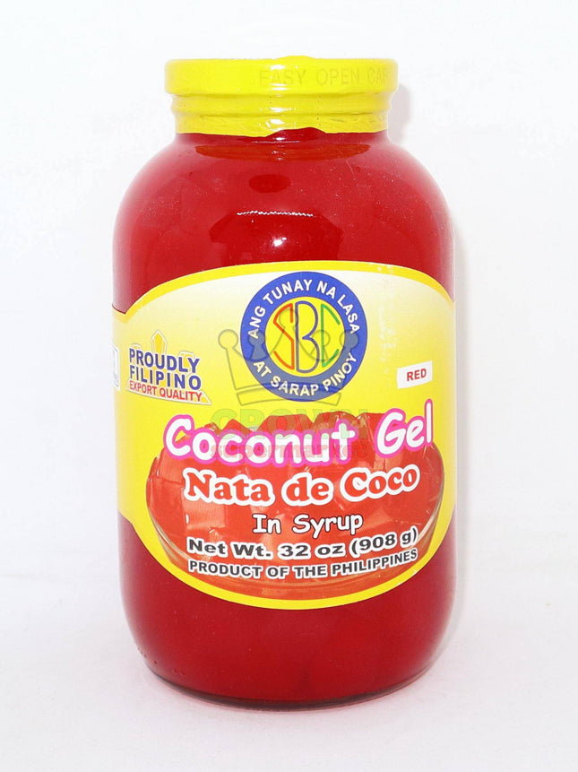 SBC Coconut Gel Red (Nata de Coco) 908g - Crown Supermarket