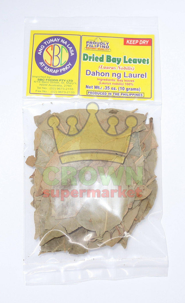 SBC Dried Bay Leaves (Dahon ng Laurel) 10g - Crown Supermarket