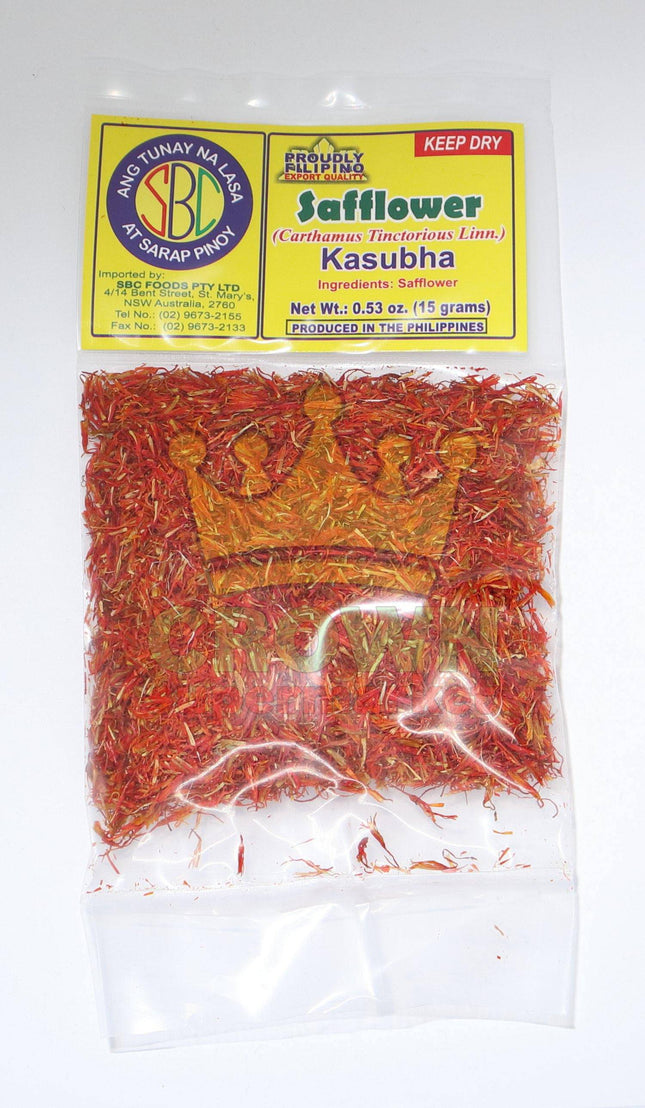 SBC Safflower (Kasubha) 15g - Crown Supermarket