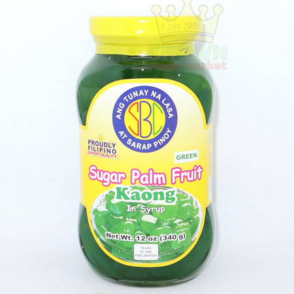 SBC Sugar Palm Fruit (Kaong) Green 340g - Crown Supermarket