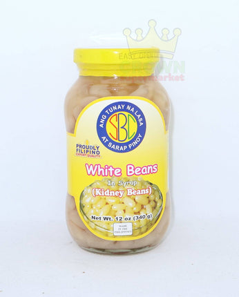 SBC White Beans in Syrup (Kidney Beans) 340g - Crown Supermarket