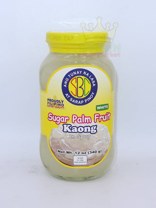 SBC White Sugar Palm Fruit (Kaong) in Syrup 340g - Crown Supermarket