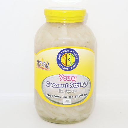 SBC Young Coconut String in Syrup 908g - Crown Supermarket