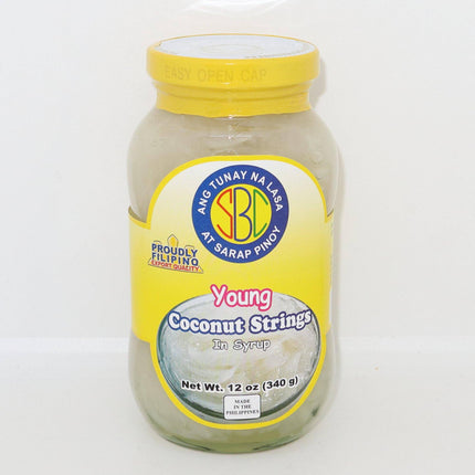 SBC Young Coconut Strings in Syrup 340g - Crown Supermarket