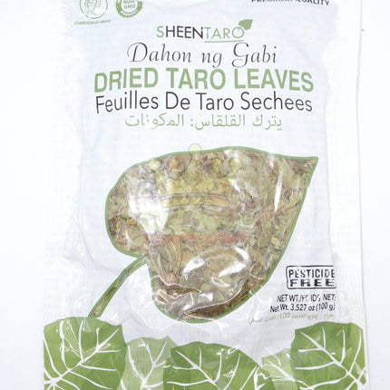 SheenTaro Dahon Ng Gabi (Dried Taro Leaves) 100g - Crown Supermarket