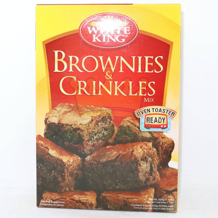 White King Brownies & Crinckles 500g - Crown Supermarket