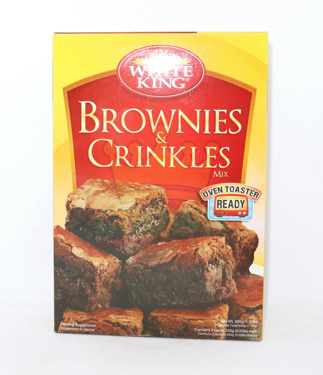 White King Brownies & Crinckles 500g - Crown Supermarket