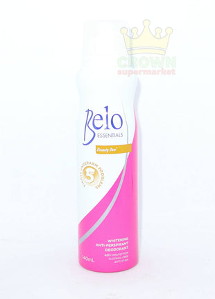 Belo Whitening Anti-Perspirant Deodorant Spray 140ml - Crown Supermarket