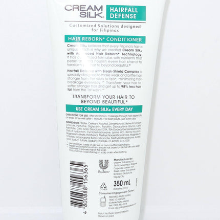 Cream Silk Conditioner Hair Fall Defense 350ml - Crown Supermarket