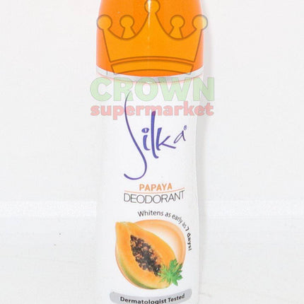 Silka Deodorant Papaya (orange) 40ml - Crown Supermarket