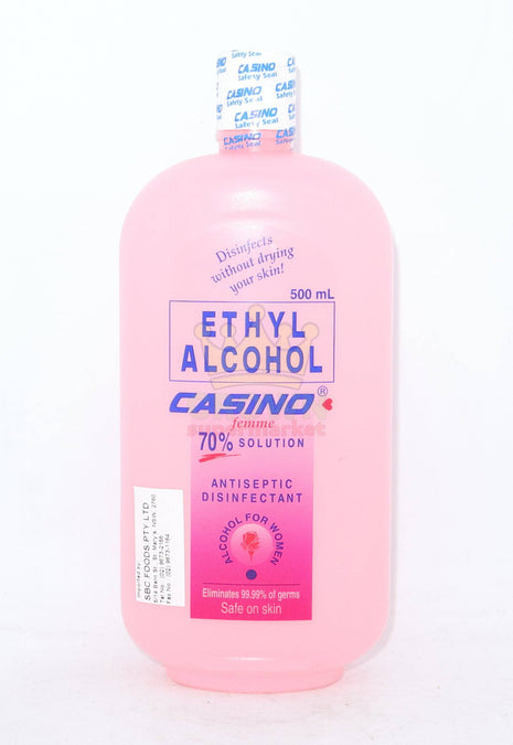 Casino Femme Ethyl Alcohol 70% Solution 500ml - Crown Supermarket