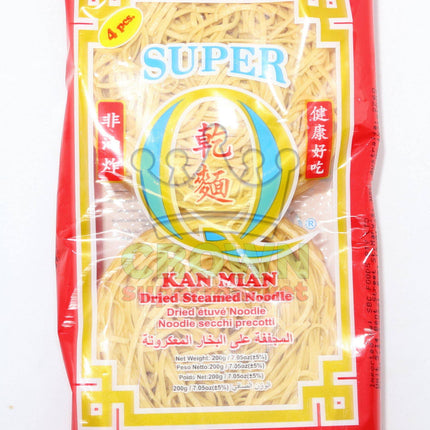 Super Q Kan Mian (Dried Steamed Noodle) 200g - Crown Supermarket